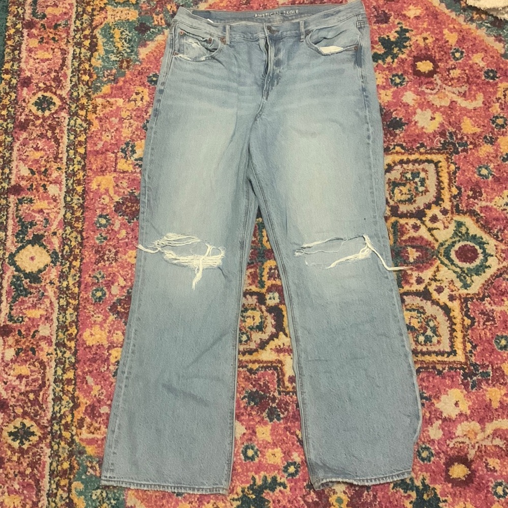 American Eagle Outfitters Light Blue Boot Cut Jeans